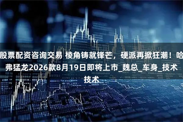 股票配资咨询交易 棱角铸就锋芒，硬派再掀狂潮！哈弗猛龙2026款8月19日即将上市_魏总_车身_技术